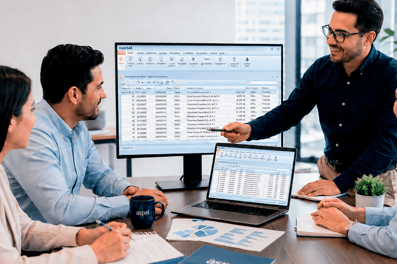 Capacitación de un equipo para utilizar un sistema empresarial